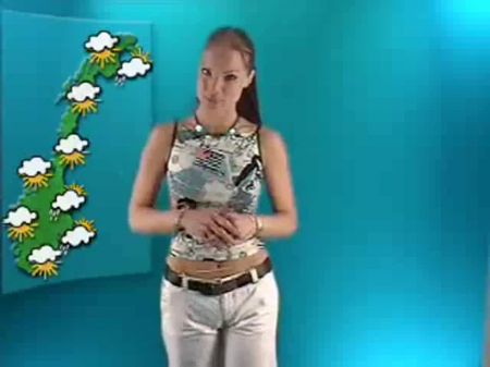 Horny Damsel Presenting Weather And Unwrapping