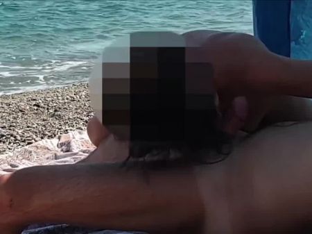 Audience Beach Cumshot Compilation - French Amateur Misscreamy