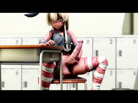 Shimakaze Fapping In The Classroom