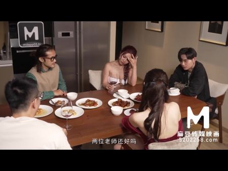 Trailer - Md - 0251 - Insatiable Teacher Thankfulness Celebration - Ai Xi , Pan Yu Xi - Great Original Asia Pornography Vid