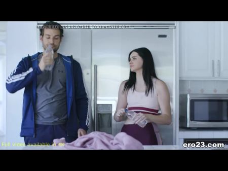 Runner Teenage Violet Rain Enjoys Her Coach