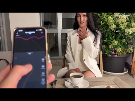 I Cum Stiff In Restaurant On Very First Meeting (lovense Remote)