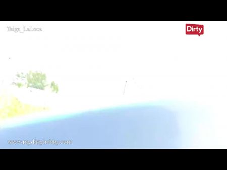 تايغا لالوكا تحصل على أكثر من رحلة سيارة بينما هي التي تدور حولها تحصل على حمولة كبيرة على بوسها 