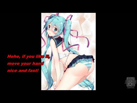 عصابة. Miku Anime Deving Cei Joi. هنتاي. 