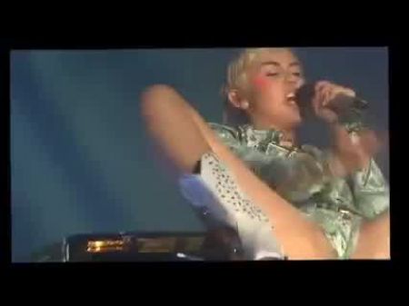 Miley Cyrus -Konzert. Raunchy 