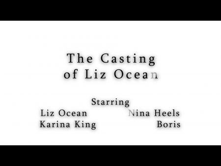 Das Casting von Liz Ocean, 19 Jahre altes Modell 