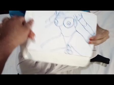 Stepbrother Help His Sis With Drawing: A Creative Sensual Bond