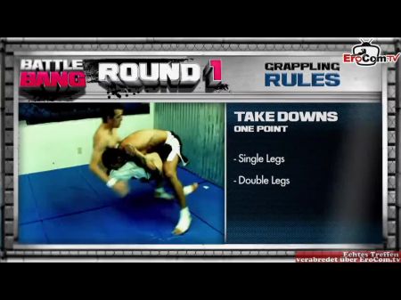 Blonde Mega-slut With Innate Titties Copulates The Boxing Winner