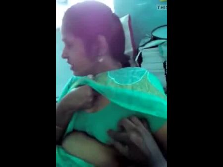 22 Tamil Aunty Titties Pressed By Manager