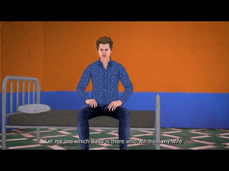 Dhongi Baba用在Ashram中操了她的desi Bhabhi的猫的渴望