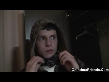 Older Mummy Is Banged By Two Teenage Thiefs