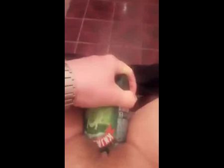 Flasche in Muschi 