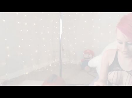 Redhead Suicide Honey In Tights Rails Sybian On Webcam