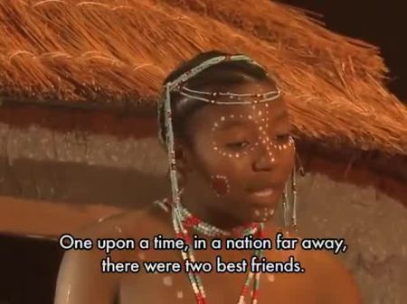 Stripped To The Waist African Lady With Gigantic Areolas Tells Some Story