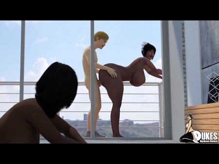 Сексуальные женщины с большими добычами имеют свои дыры, растянутые от причудливых мужчин 