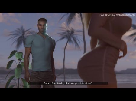 DoBermanStudio Mia Episodio 07 Delicioso culo de trampa tragando una enorme polla negra en la playa frente a su novio cornudo 
