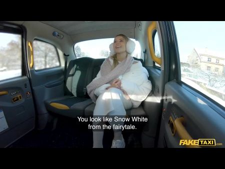 Staggering Undergarments Model Is Glad To Have Strong Fast Fuckfest With The Driver