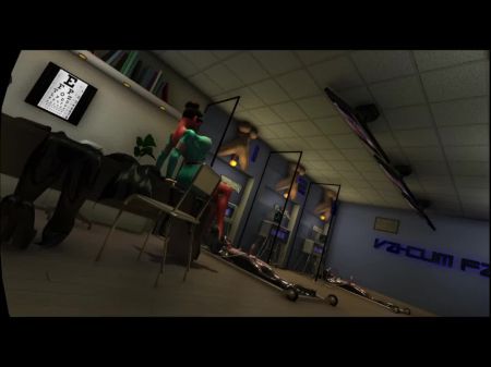 Citor3 Juego de VR 3D Látex Enfermeras de la bomba Seamen con cama de vacío y bomba 