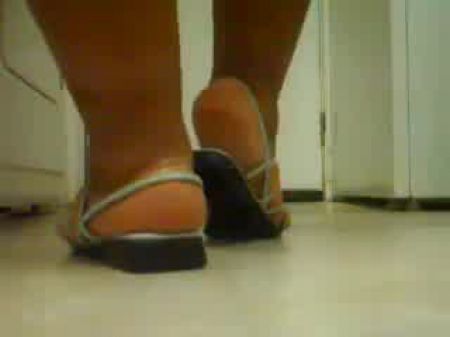 Fat Black Soles In Sandals