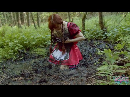 Crimson Riding Bondage Mask In Forest Mess Total Video