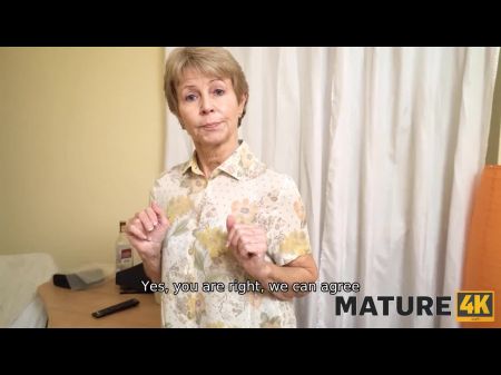 Mature4k . Middle-aged Maid Dragged Into Hook-up With Marvelous Boy
