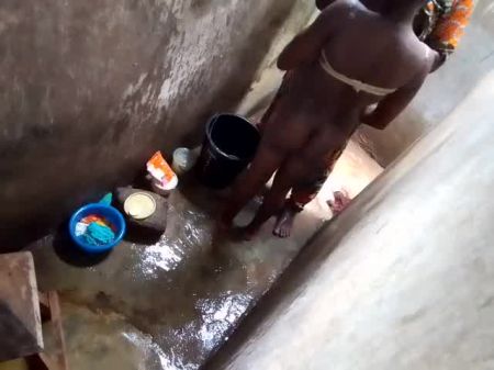 Fuck-a-thon Scandal: Youthful Indian Man Fucks His Step Mother In The Bathroom