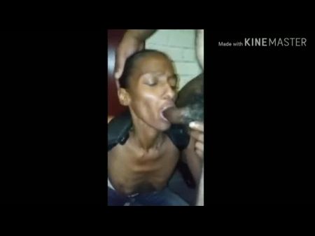 Busto en la boca antes de ser atrapado por la policía 