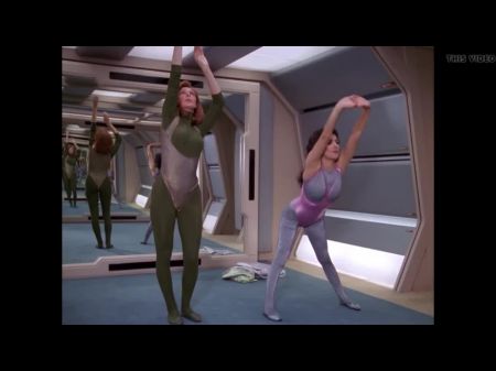 Marina Sirtis，Gates McFadden Star Trek下一代