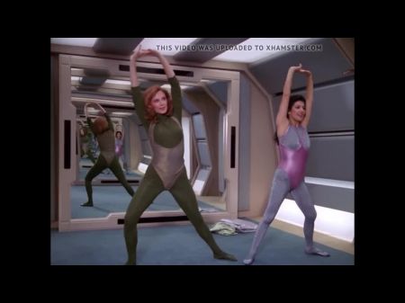 Marina Sirtis , Gates Mcfadden - Starlet Trek The Next Generation