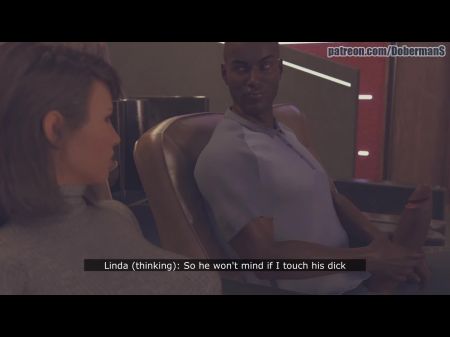 DoBermanstudio Linda Movie Night في The Cinema Tasty Lughing Ass Slalling ضخمة الديك الأسود أمام صديقها الديوث 