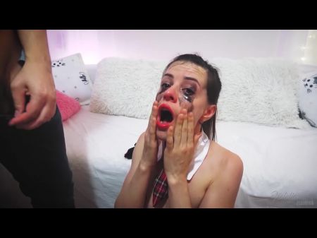 استخدم وجهي مثل sextoy.messy sloppy deepthroat 