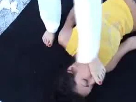 Sole Gasping And Trample Female On Female
