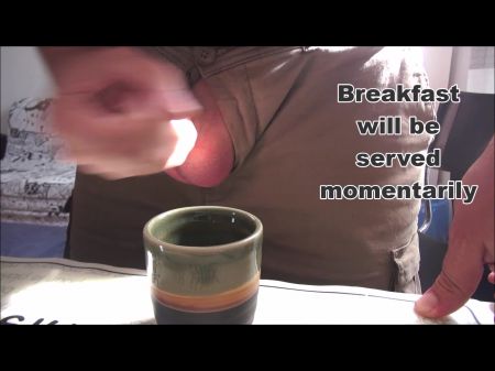 Hermoso café para adolescentes con semen 