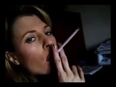 Smoking Military Dame