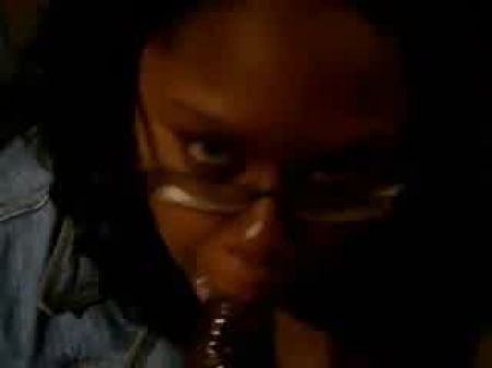 Black Bbw Giving Sloppy Head Two