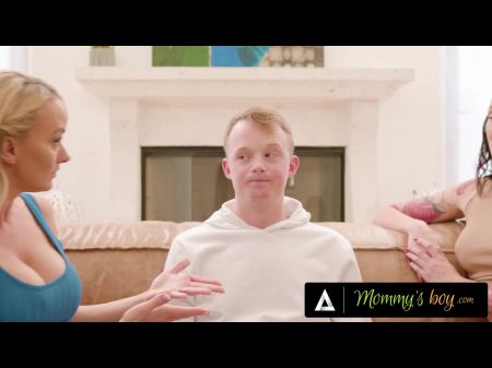El   de mamá reprendido, el hijastro debe follar al molestar a Milf Pristine Edge & Hot Neighbor Charlotte Sins 