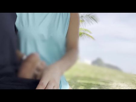 I Was Sitting At The Bus Stop When She Came Up And Made Me Cum In Front Of Passers - By