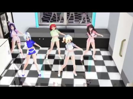 MMD Kimagure Mercy con enfermeras y más 01 