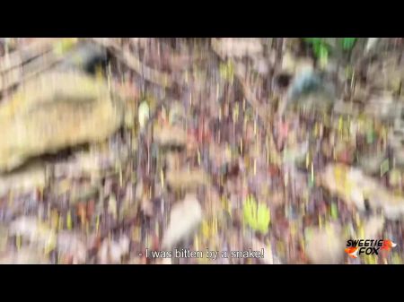 Der Führer saugte das Gift aus dem Penis und rettete ihr Leben in Dschungel POV 