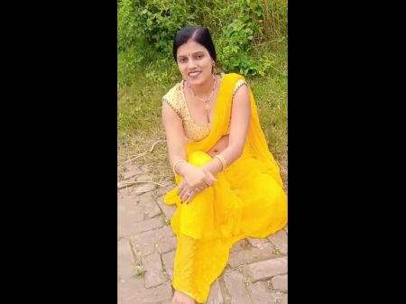 Bhabi Ko Geschenk De Kar Jamke Choda. Bhabi Im Rosa Saree Sieht Nach So Schön Aus. 