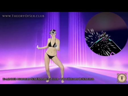 الجزء 1 من الأسبوع 4 VR Dance تمرين. مهارة رد فعلي تتحسن. 
