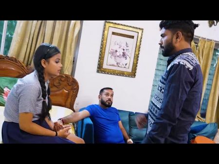 A Tution Professor & Step Step-brother Torn Up His Super-sexy Student , Gonzo Trio Orgy Fuckfest