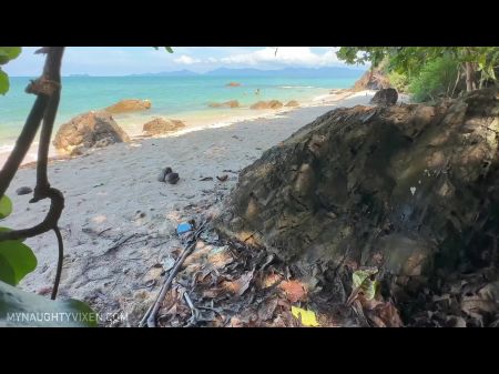 Nuestro sexo en la playa pública del mar mynaughtyvixen 