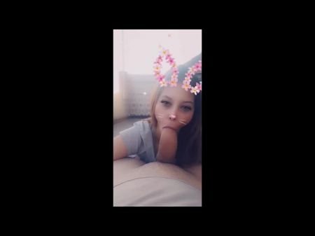 Snapchat Teen 20 Blow-job