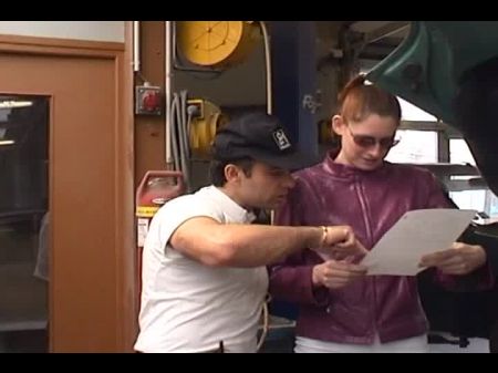 2 Insane Girls From France Pleasing A Stiff Dick Behind A Car