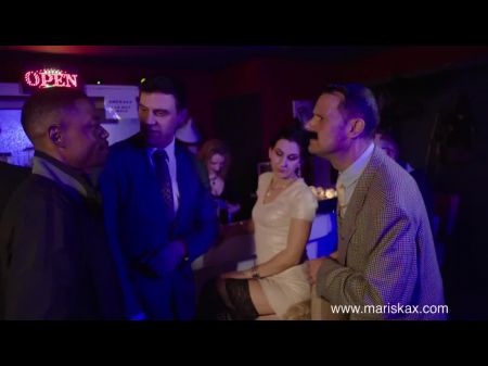 Mariskax Lovely Liesje nimmt einen schwarzen Schwanz in ihren Arsch 