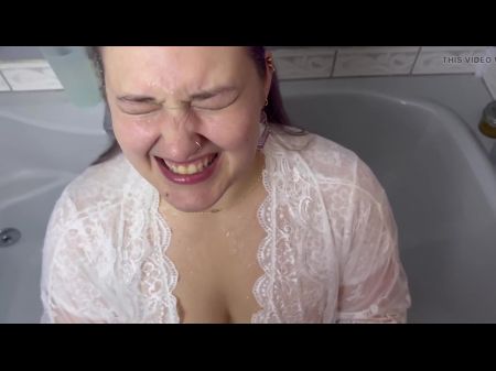 Daddy Urinates All Over Bi-atch Wife