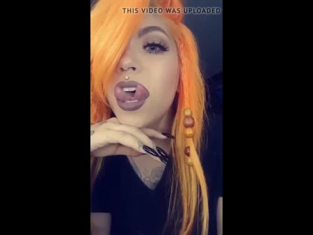 Stellar Babe Demonstrates Her Split Tongue