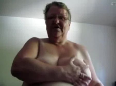 Super-naughty Granny Wanking With Faux-cock