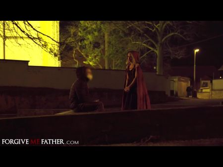 Geishakyd Geht Nachts In Der Öffentlichkeit Nach Draußen, Um Einen Zufälligen Kerl Zu Finden, Der Sein Gehirn Für In Der Realitätshow 